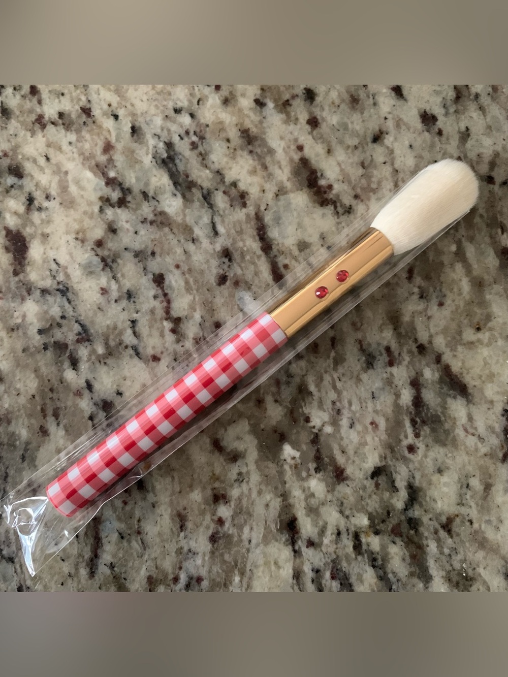 SLMISSGLAM Gingham Face Brush